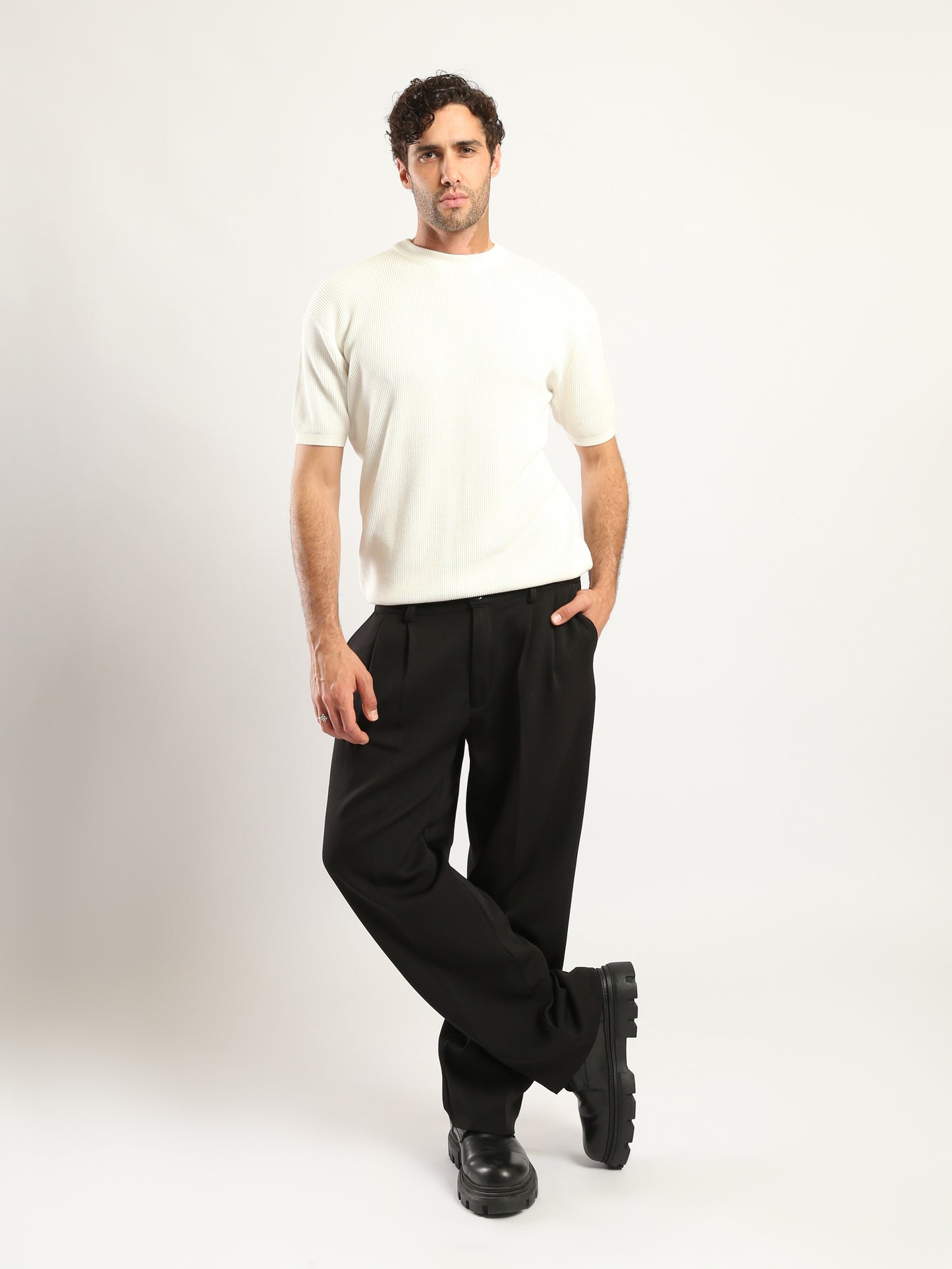Pleated Pants