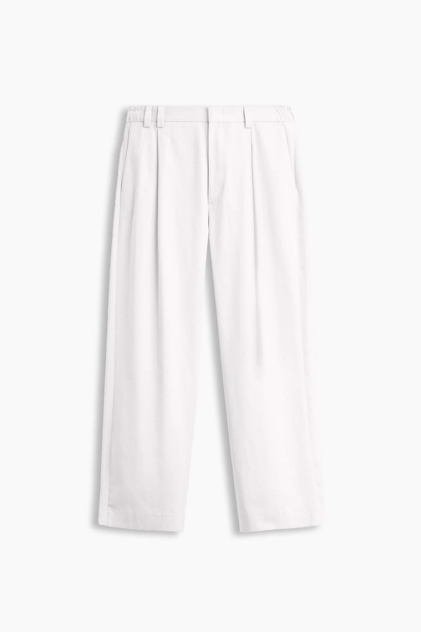 Pleated Pants - White